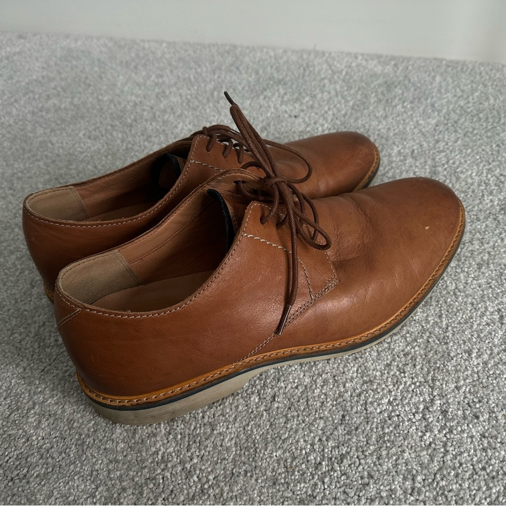 Clarks Atticus Lace Oxfords - Men's Shoes - Size 12 - Brown Dark Lace - Picture 4 of 7